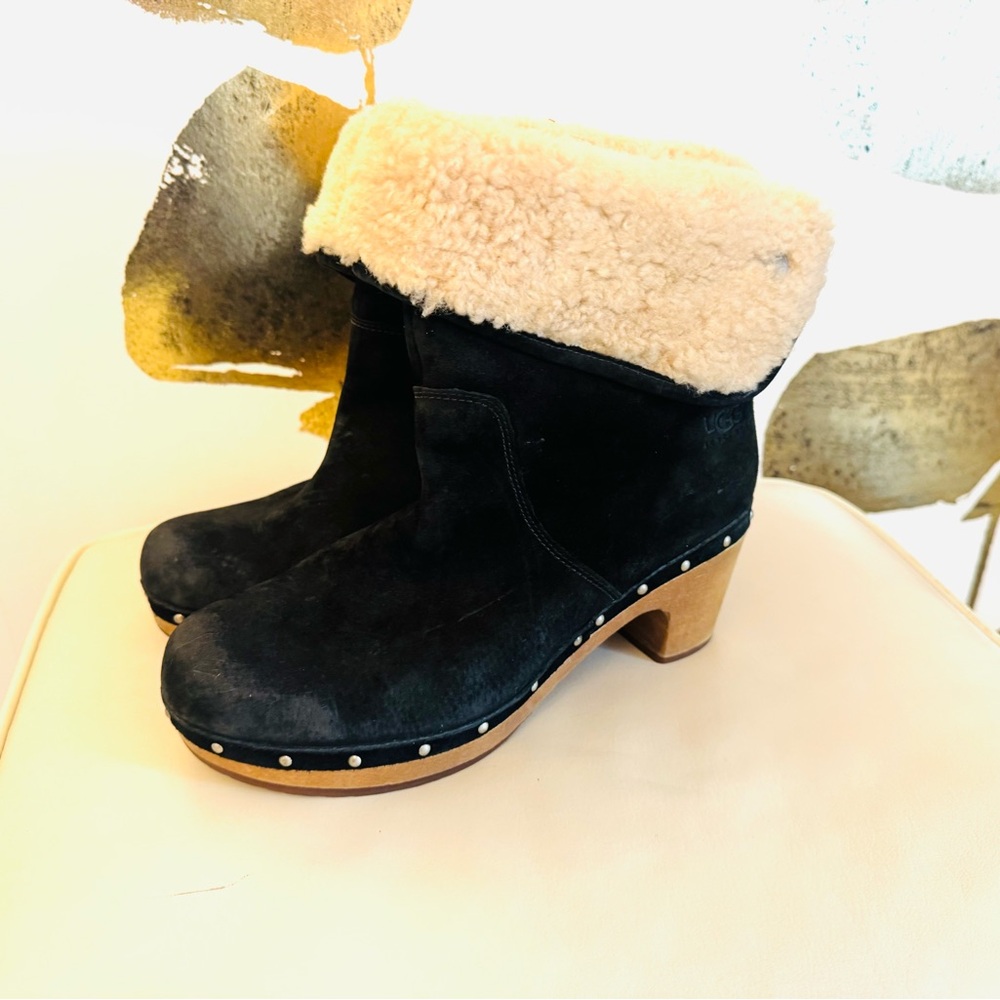 Ugg Black Suede Winter Boots - image 2